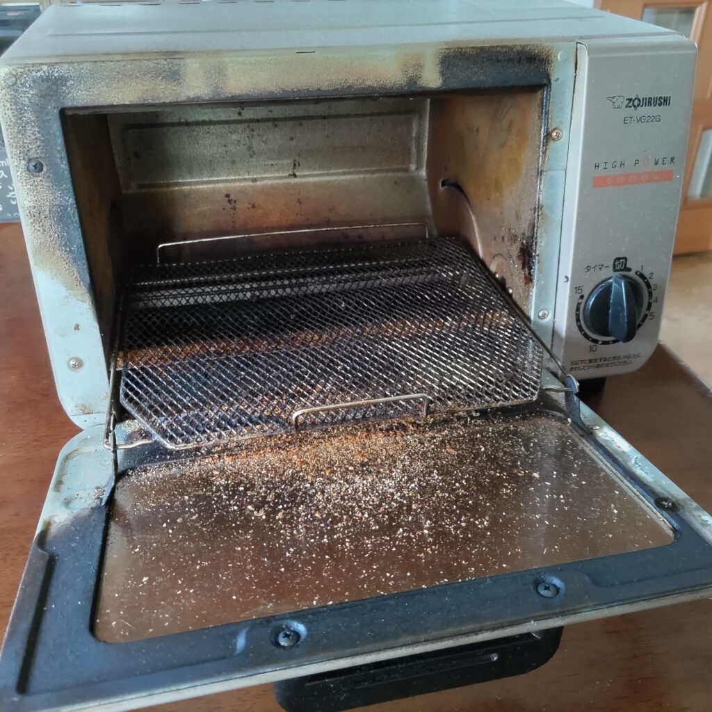 トースター掃除前の写真