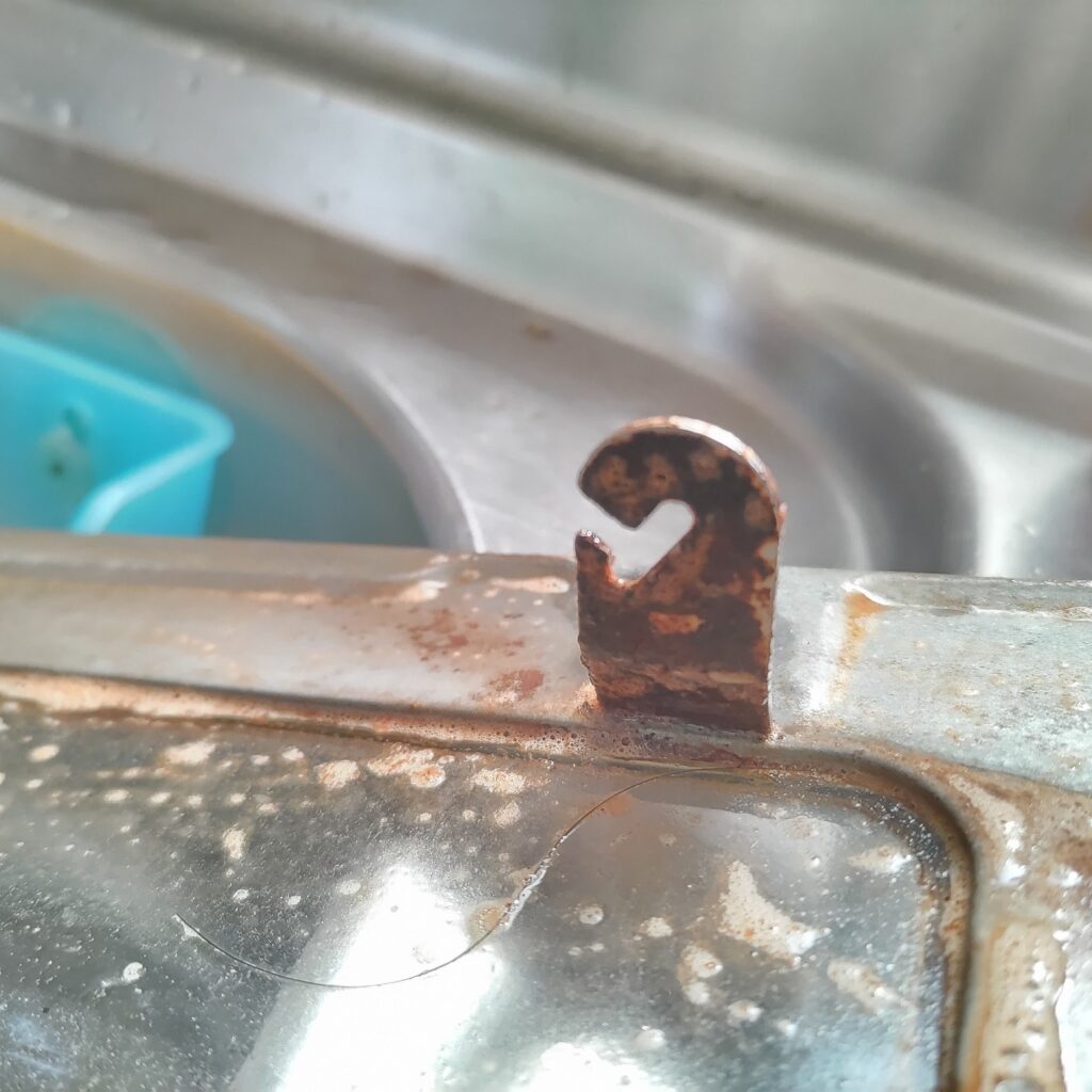 トースター前扉清掃前