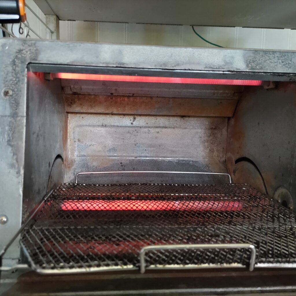 トースターの通電チェックの写真